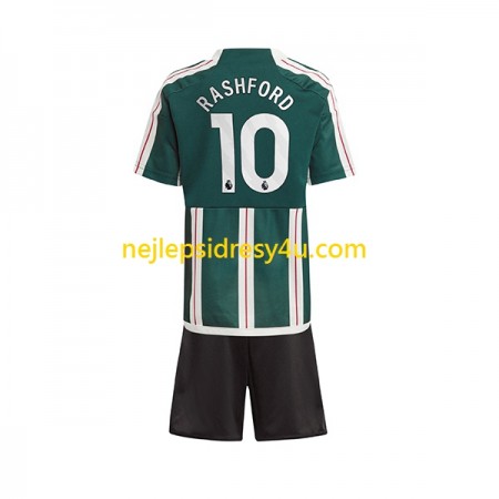 Fotbalový Dres Manchester United Marcus Rashford 10 Dětské Venkovní 2023/24